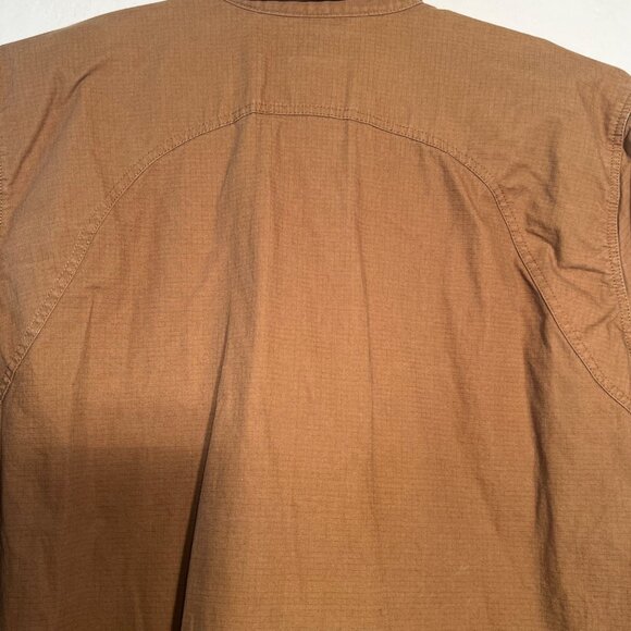 C.E. Schmidt Workwear Mens Brown Long-Sleeve Workwear Shirt 3XL Cotton Durable - Picture 15 of 15